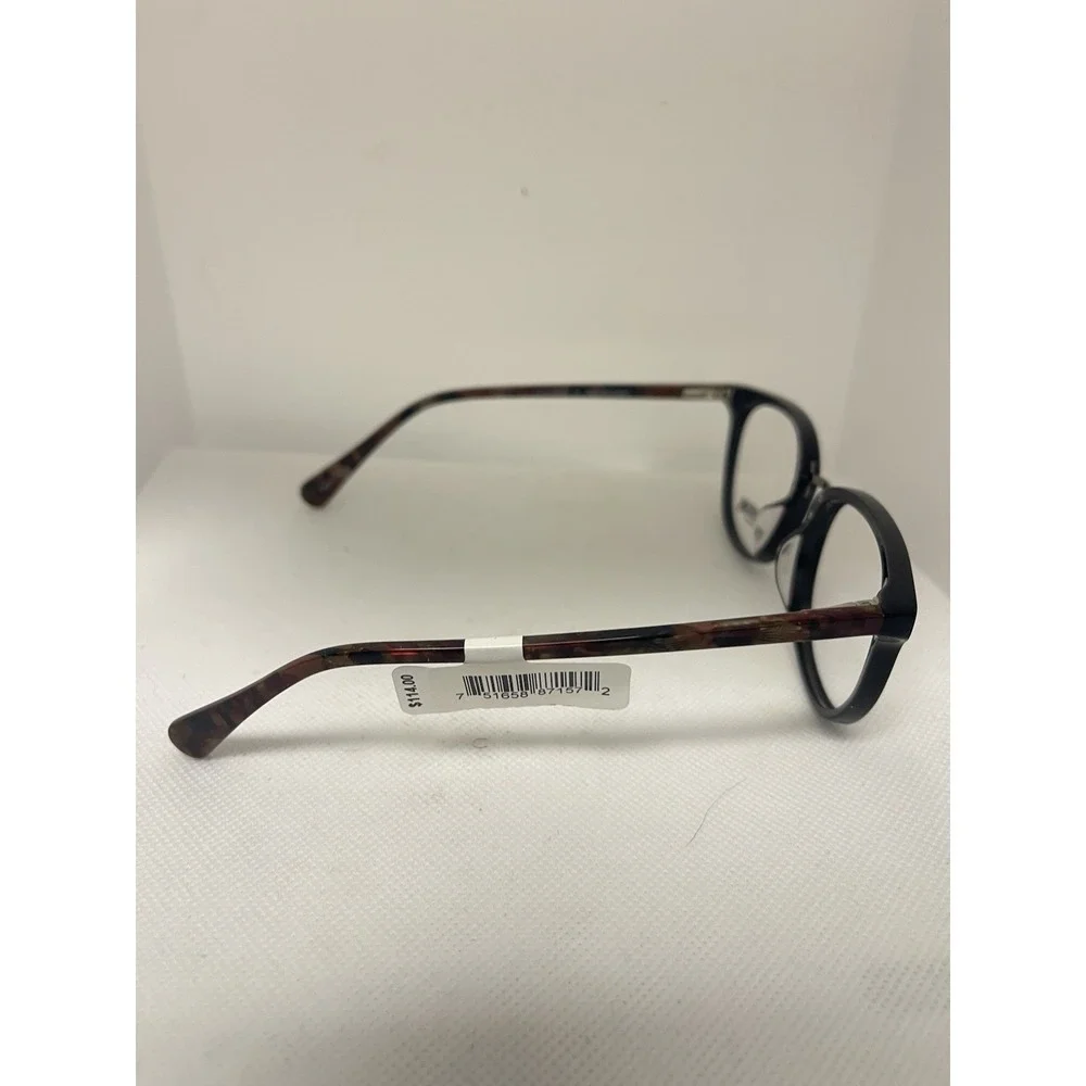 TRUE RELIGION EYEGLASSES FRAME T023 BLK BLACK BURGUNDY MARBLE 54/18/140 202‎